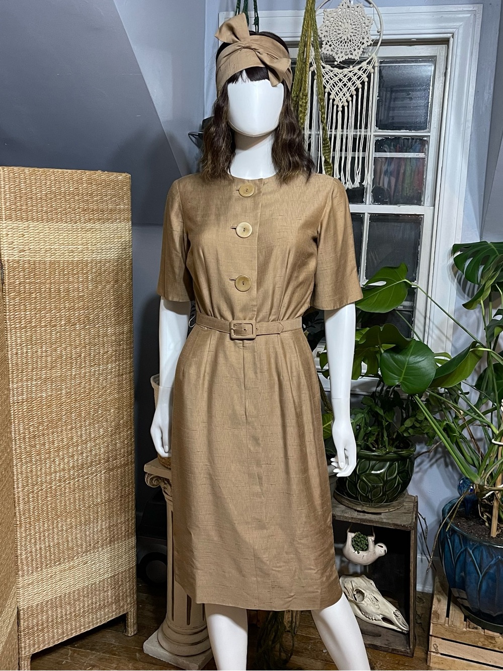1950s Tranell Dallas Sheath Dress Size: Small